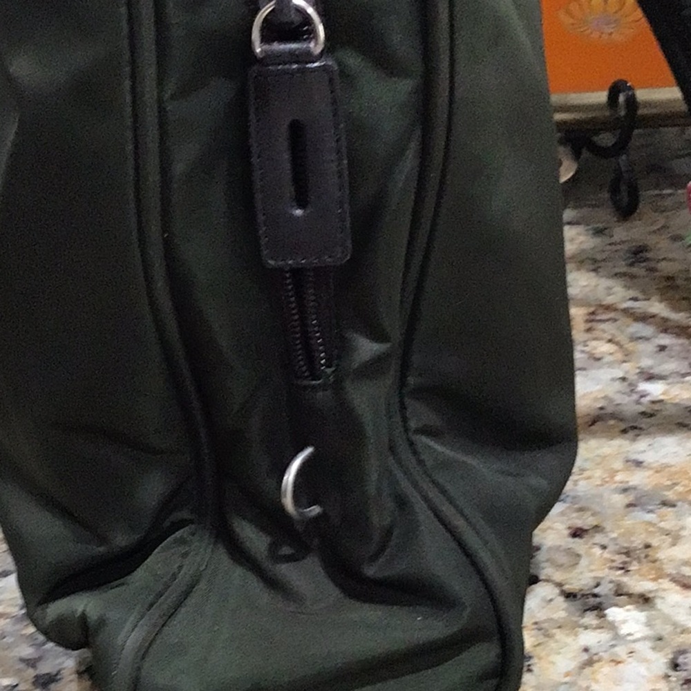 Prada Green Nylon Tote Handbag Bag - Picture 8 of 10